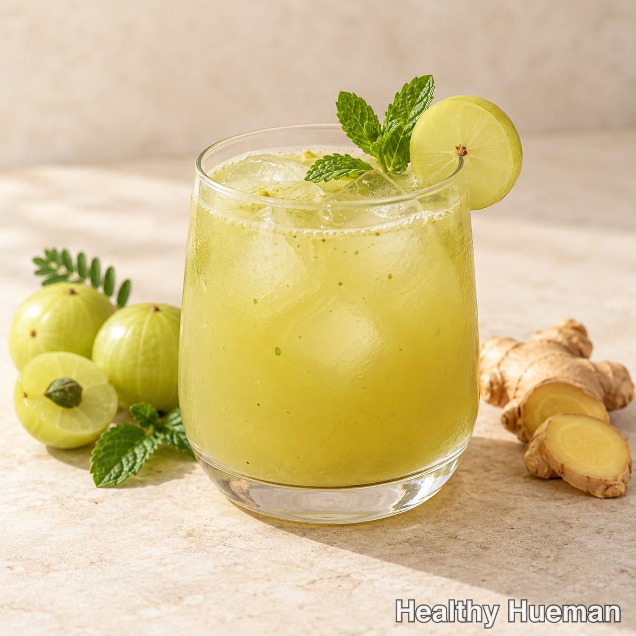Amla ginger cooler