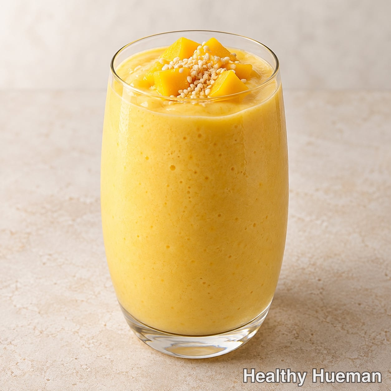 Mango tofu smoothie
