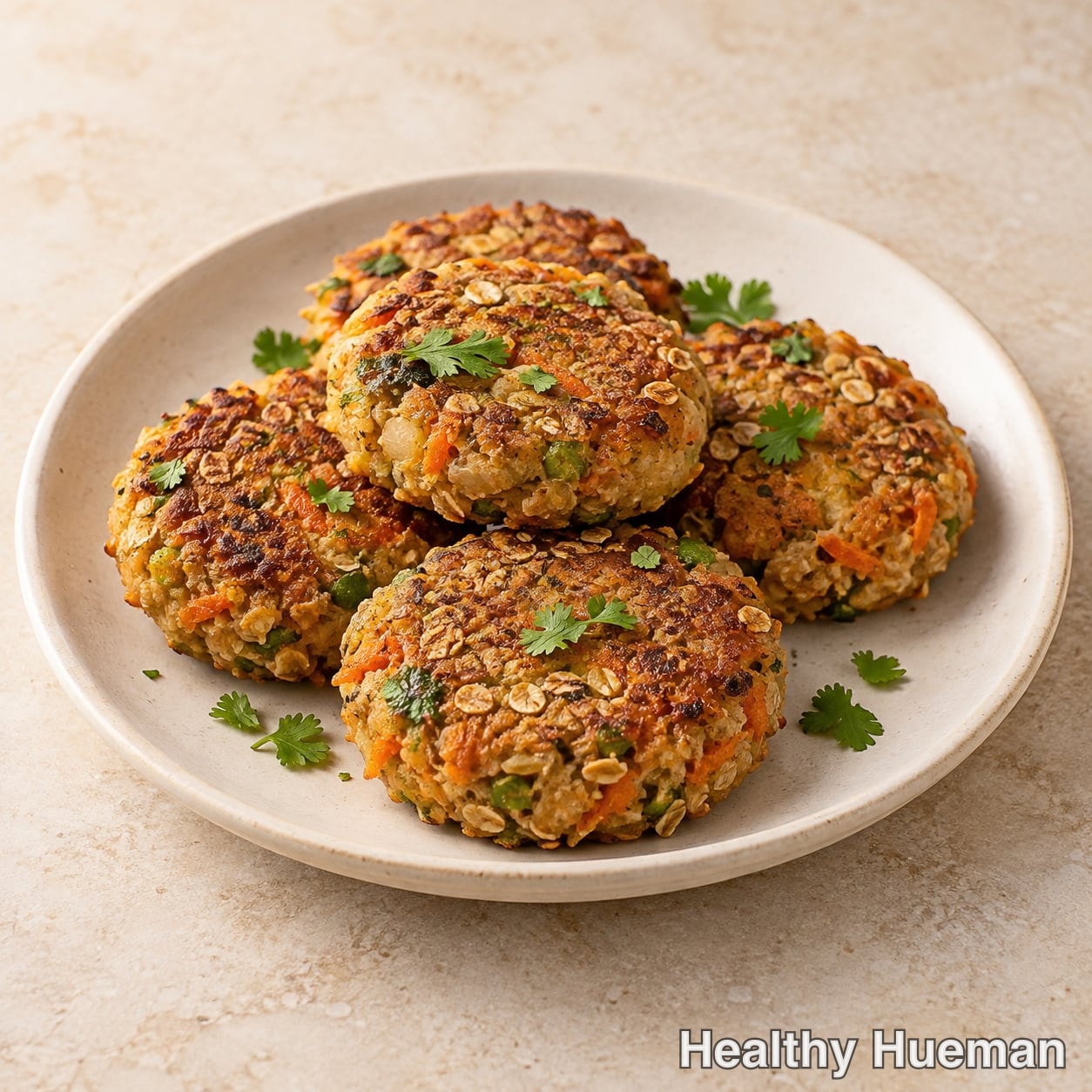 Oats and vegetable cutlets
