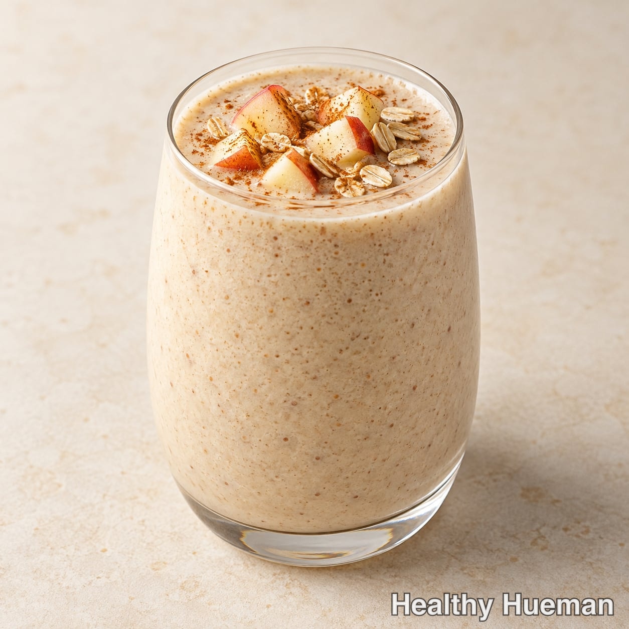 Oats apple cinnamon smoothie