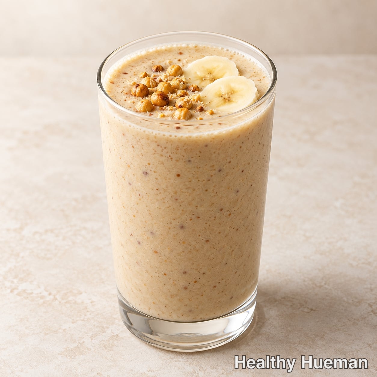 Roasted chana banana shake