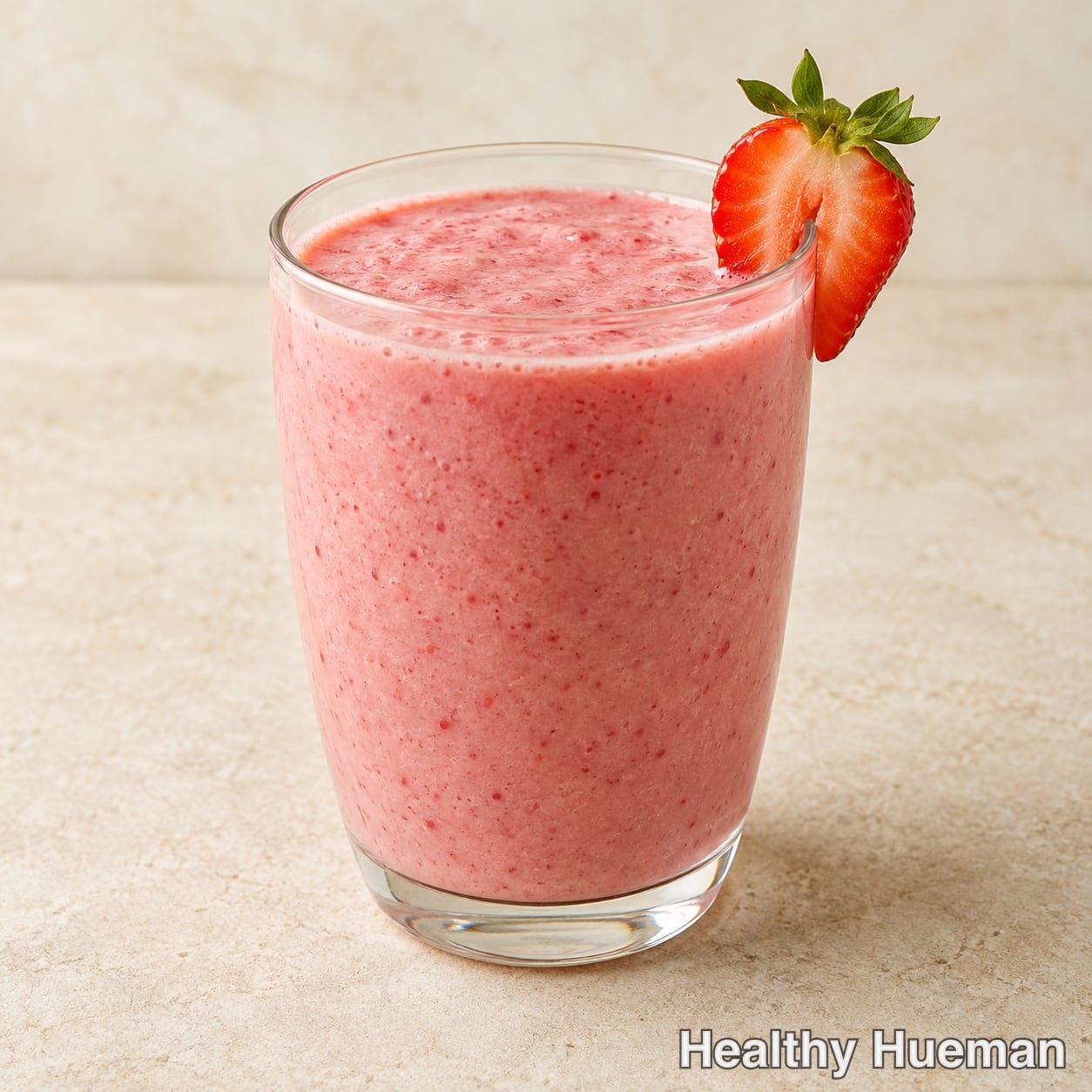 Strawberry curd smoothie
